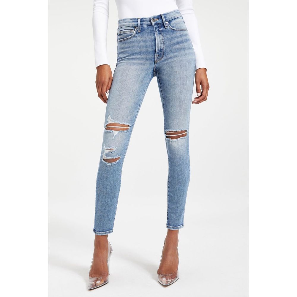 Good American Light Blue Skinny Jeans